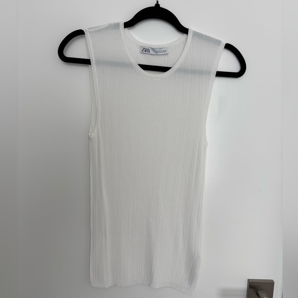 Zara Rib Knit Tank Top - Picture 1 of 5